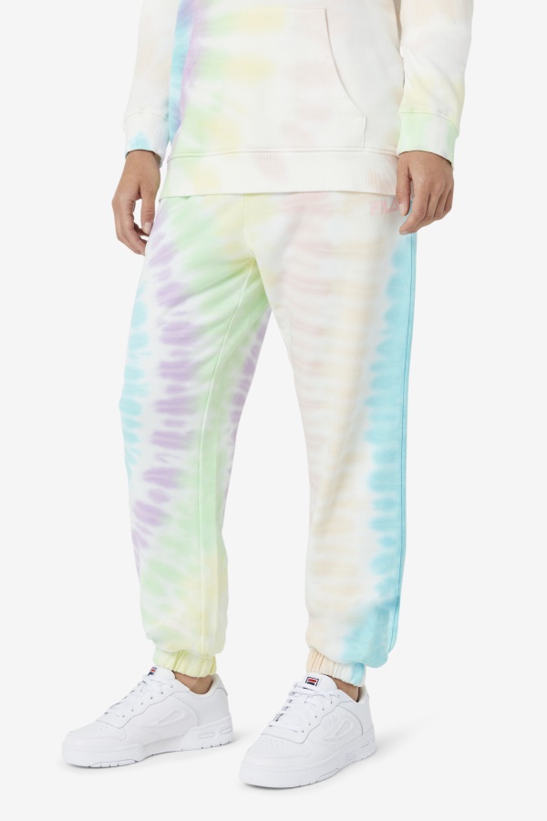 Fila קרם כפול Tie Dye Raleigh Tie Dye Jogger