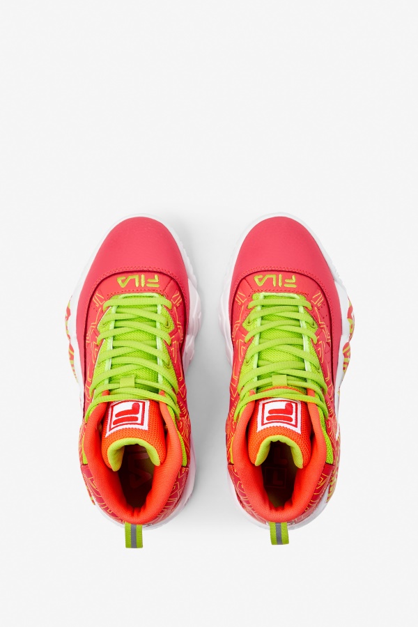 Fila Big Kids\'s Mb אלמוגים לוהטים/לבן/ליים