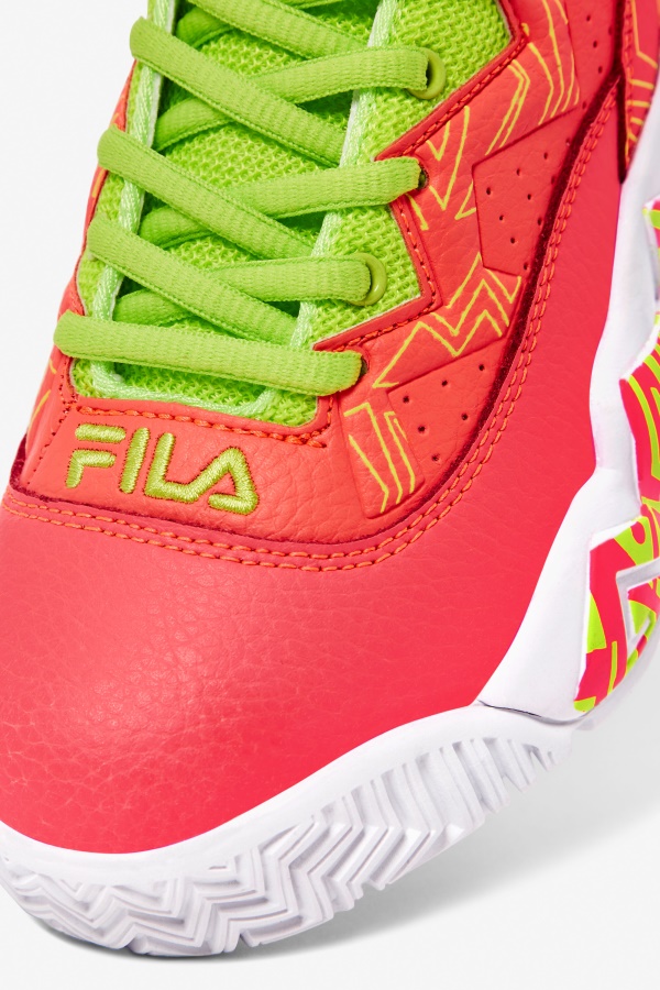 Fila Big Kids\'s Mb אלמוגים לוהטים/לבן/ליים