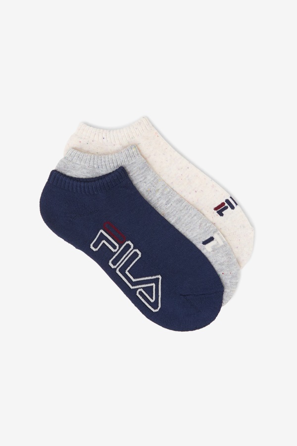 Fila FS ספוטים לנשים גרביים ללא תצוגה 3 מארז לבן
