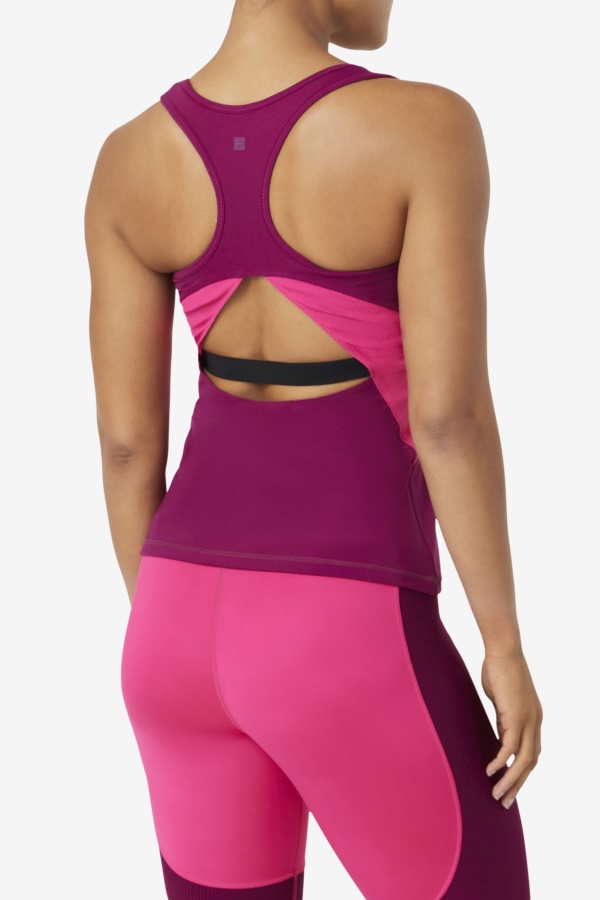 מג\'נטה סגול/ורוד עז Fila Uplift Open Racerback גופייה