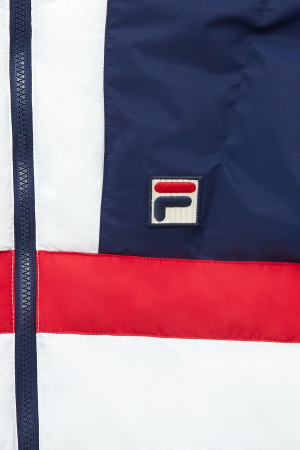 Mail Ski Fausto Fille Navy/Edom/White