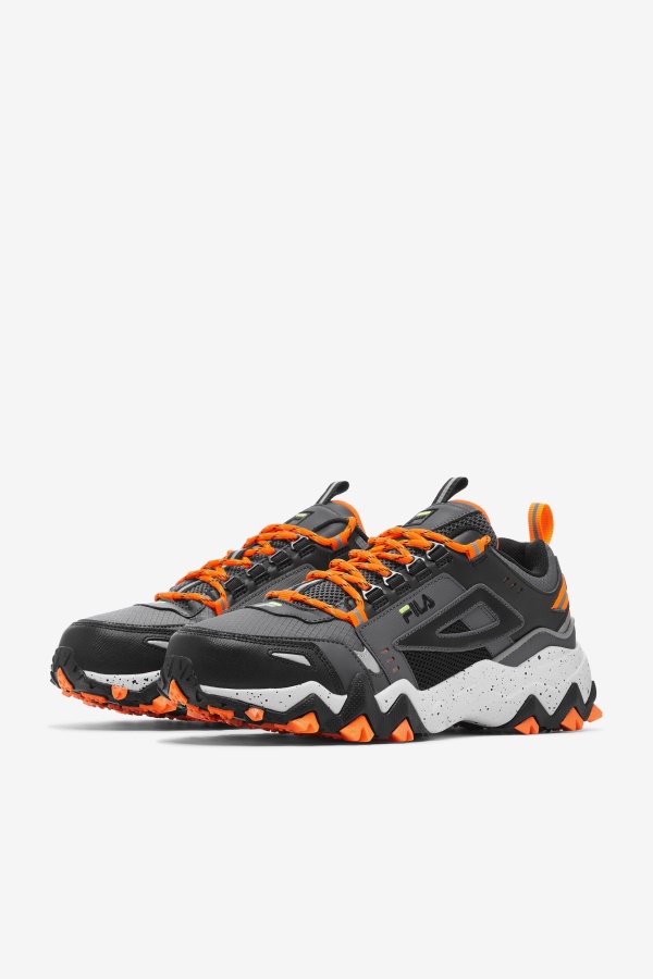 Fila Men\'s Oakmont Tr Castlerock/שחור/כתום