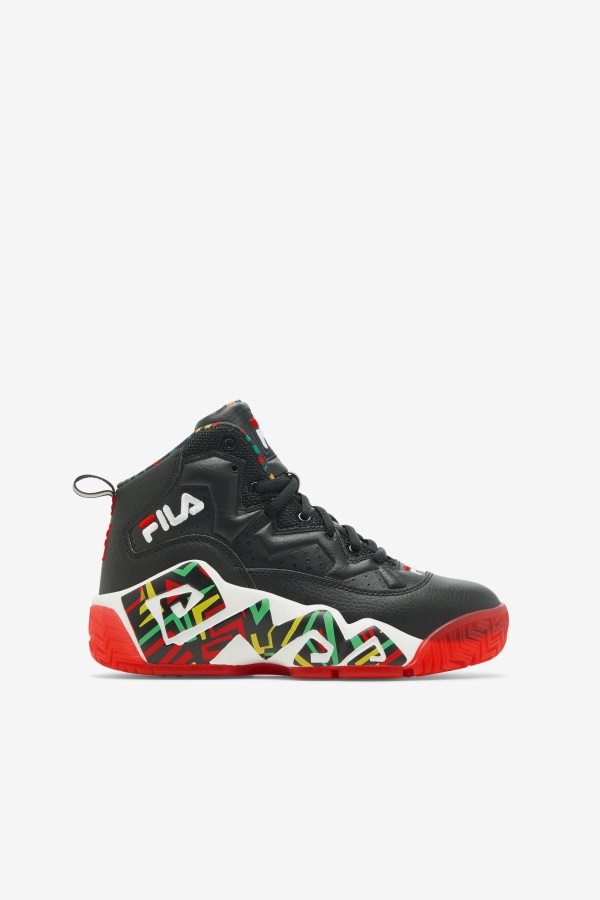 Fila Big Kids's Mb שחור/ג'לי שעועית/לימון