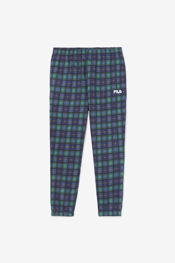 Fila Dorm Jogger משובץ יוני באג/ריבס/צי