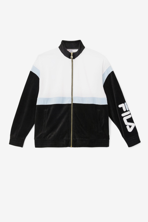 Mail Velvet Black/White/Skyway Fila Mansoor
