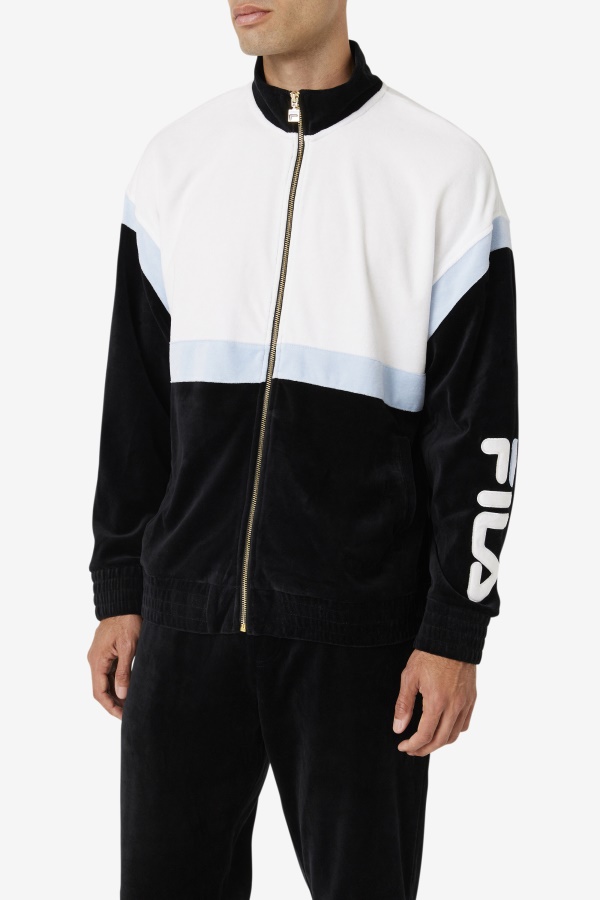 Mail Velvet Black/White/Skyway Fila Mansoor