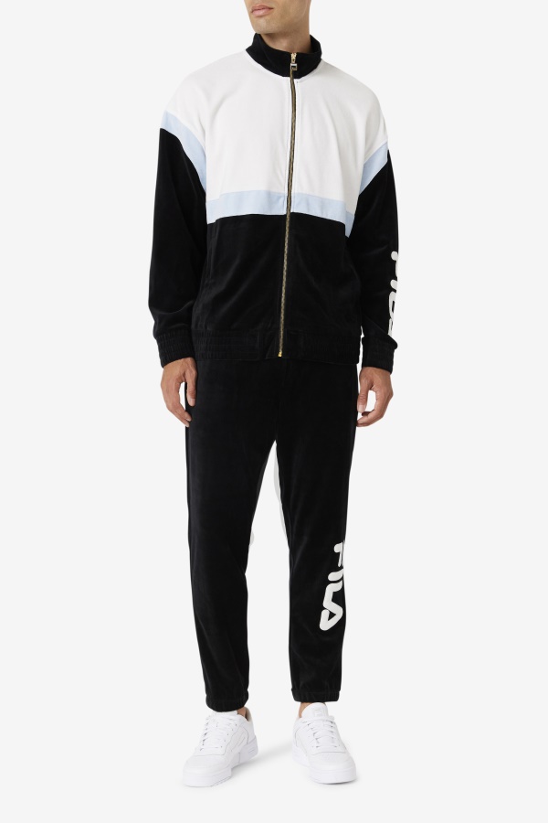 Mail Velvet Black/White/Skyway Fila Mansoor