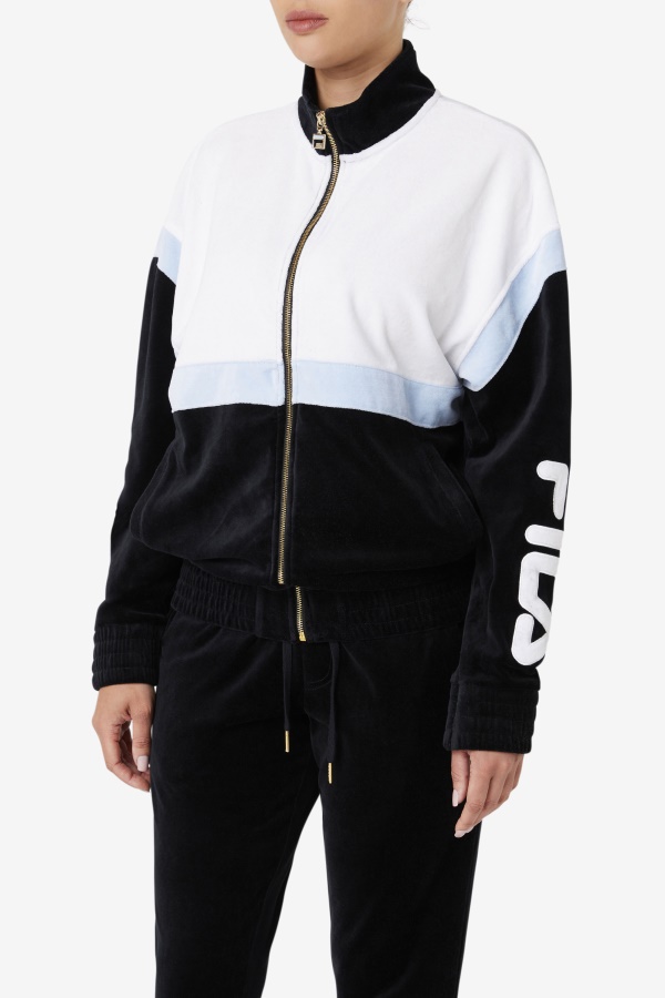 Mail Velvet Black/White/Skyway Fila Mansoor