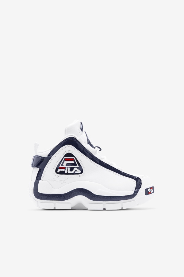 Fila White/navy/red Big Kids' Grant Hill 2 מהדורת יום השנה ה-25