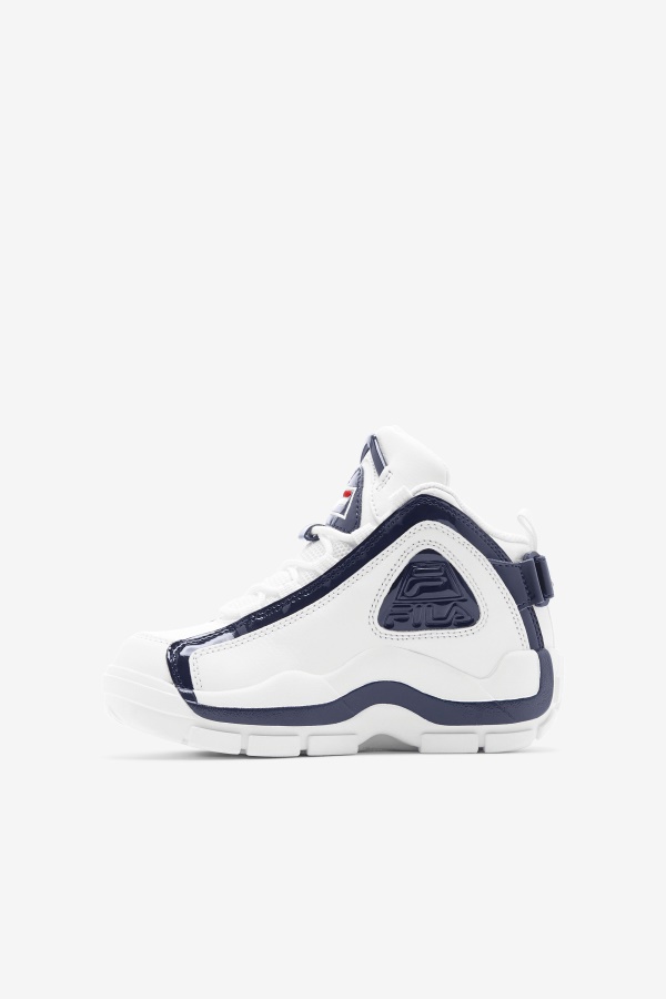 Fila White/navy/red Big Kids\' Grant Hill 2 מהדורת יום השנה ה-25