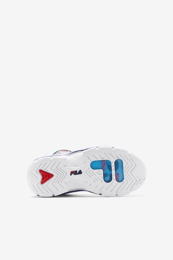Fila White/navy/red Big Kids\' Grant Hill 2 מהדורת יום השנה ה-25