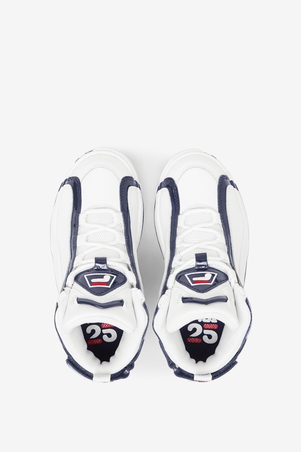 Fila White/navy/red Big Kids\' Grant Hill 2 מהדורת יום השנה ה-25