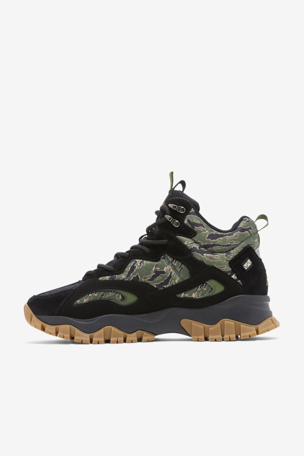 שחור/עירית/מסטיק Fila Big Kids\'ray Tracer Tr 2 Mid