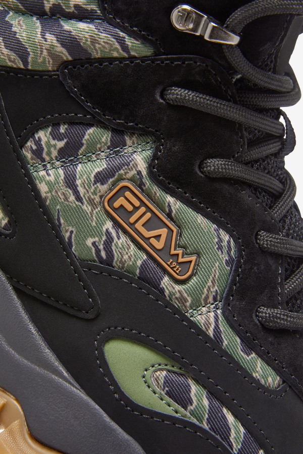 שחור/עירית/מסטיק Fila Big Kids\'ray Tracer Tr 2 Mid