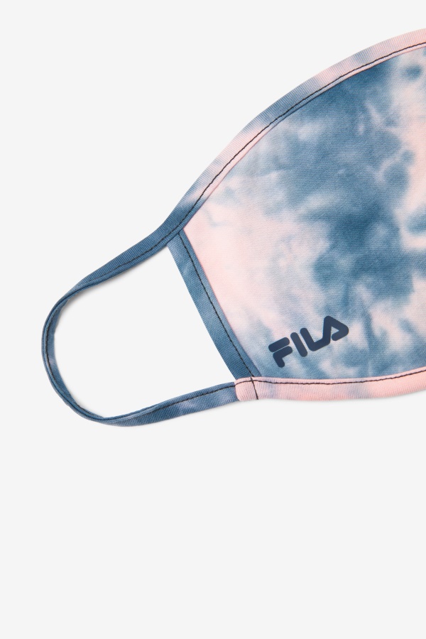 Pink Tye Die Pink Tie Dye Mask Face Fila