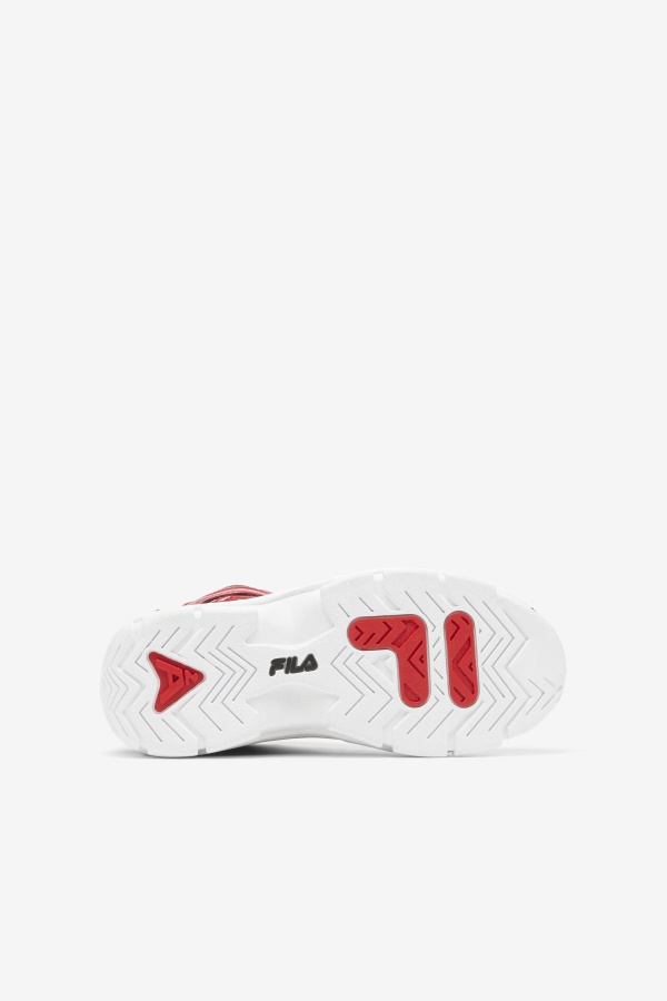 Fila Big Kids\' Grant Hill 2 אדום/לבן/שחור