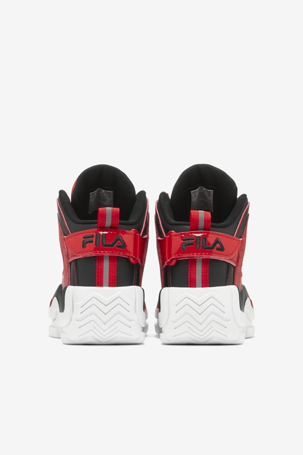 Fila Big Kids\' Grant Hill 2 אדום/לבן/שחור