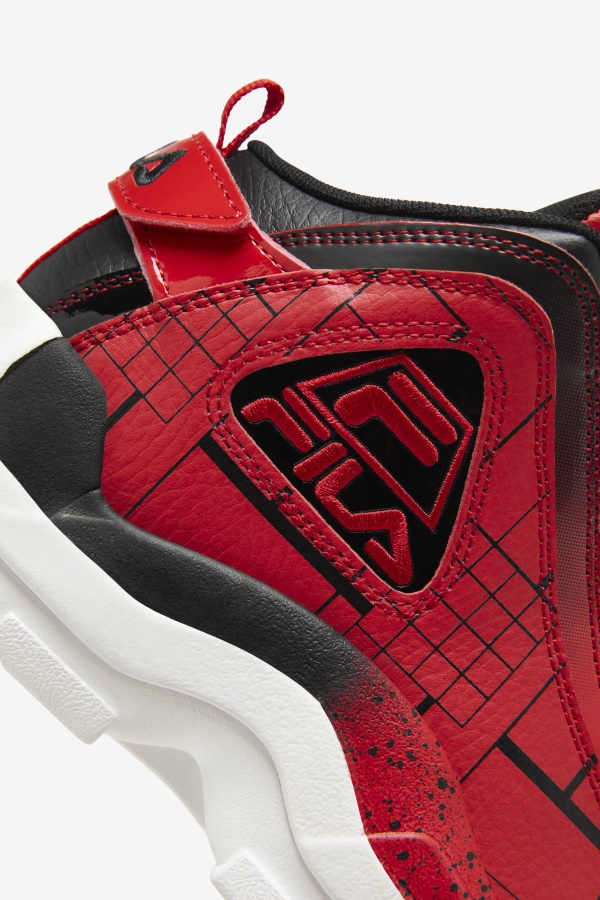 Fila Big Kids\' Grant Hill 2 אדום/לבן/שחור