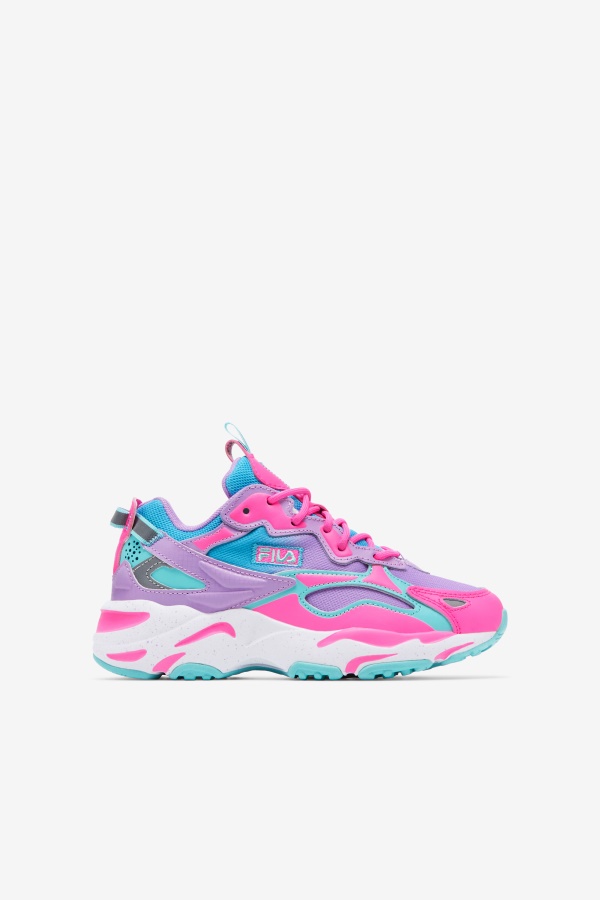 ילדים גדולים של Ray Tracer Apex Blue/sugar Plum/crocus Petal Fila