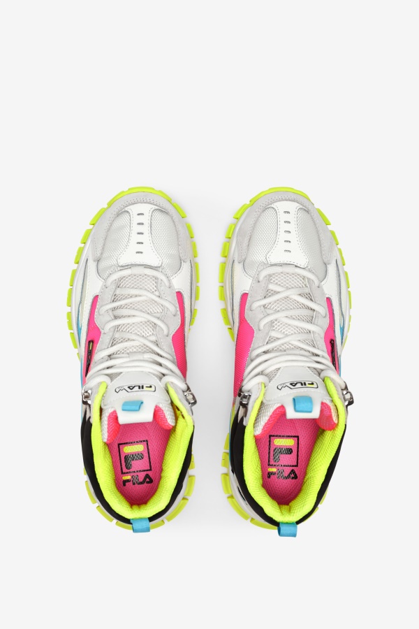 לבן/שחור/כחול DG Fila Ray Tracer לנשים Tr 2 Mid