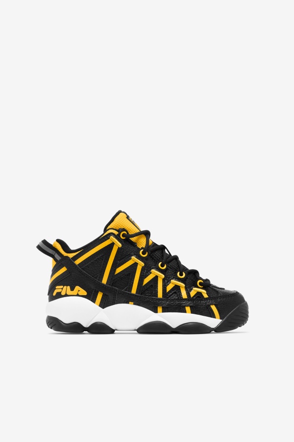 Fila Big Children's Stackhouse ספגטי שחור/לימון/לבן