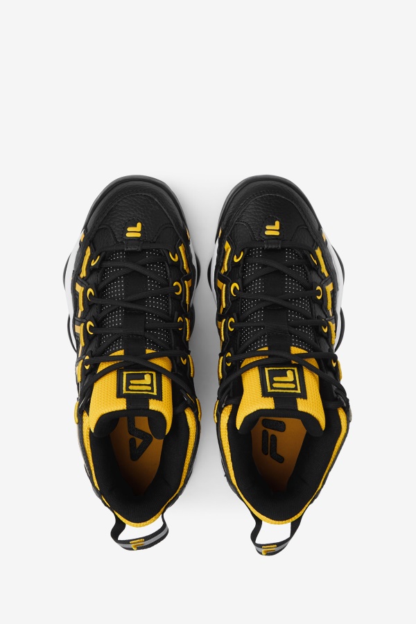 Fila Big Children\'s Stackhouse ספגטי שחור/לימון/לבן
