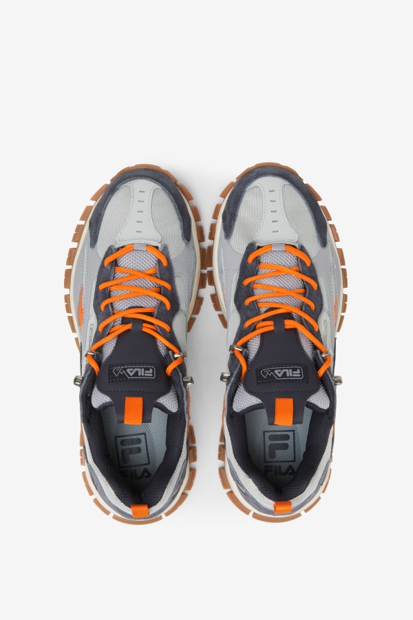 Fila Glacier אפור/תשע ברזל/כתום לגברים של Ray Tracer Tr 2