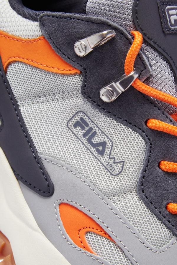Fila Glacier אפור/תשע ברזל/כתום לגברים של Ray Tracer Tr 2
