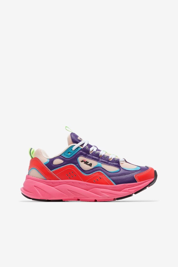 טריגטה לנשים Fila Ecru/סגול/קמליה ורד