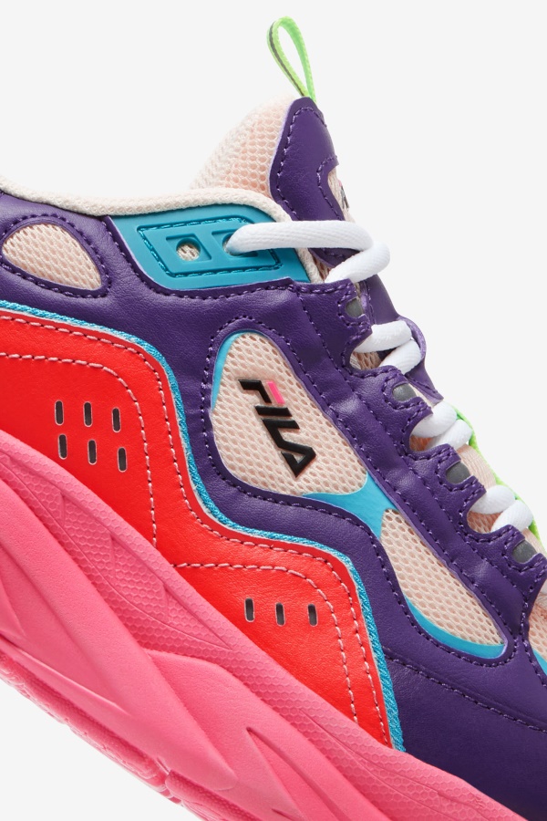 טריגטה לנשים Fila Ecru/סגול/קמליה ורד