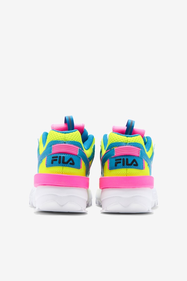 צהוב/אטומי כחול/ורוד משבש ילדים Small 2 Exp Fila