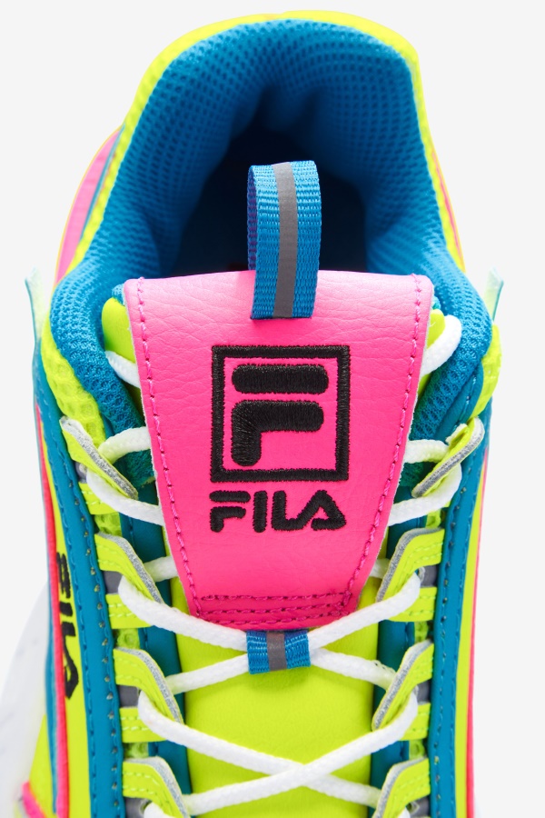 צהוב/אטומי כחול/ורוד משבש ילדים Small 2 Exp Fila
