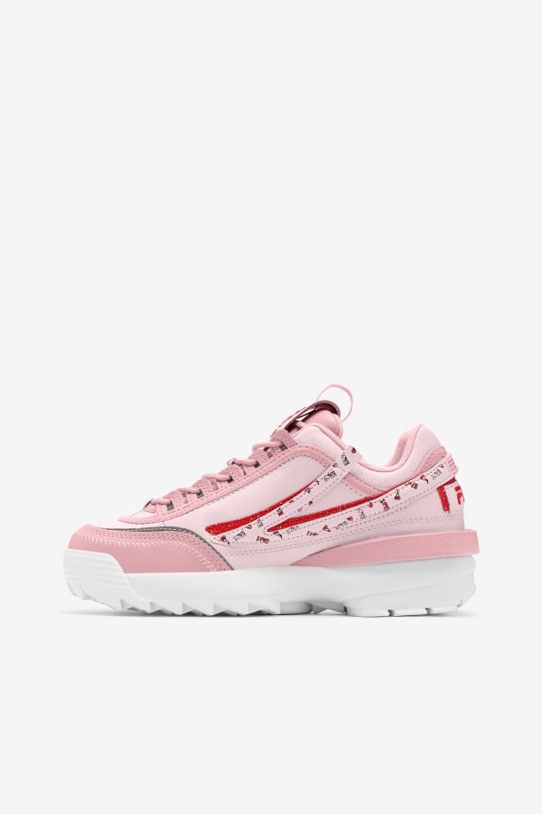 Fila Coral סומק/ורוד/לבן נשים Disruptor 2 Exp