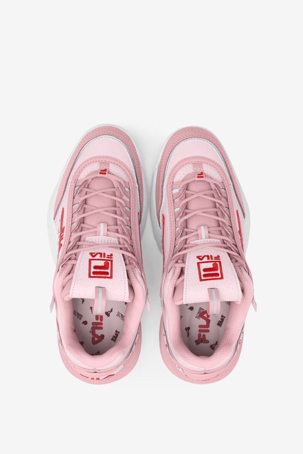 Fila Coral סומק/ורוד/לבן נשים Disruptor 2 Exp