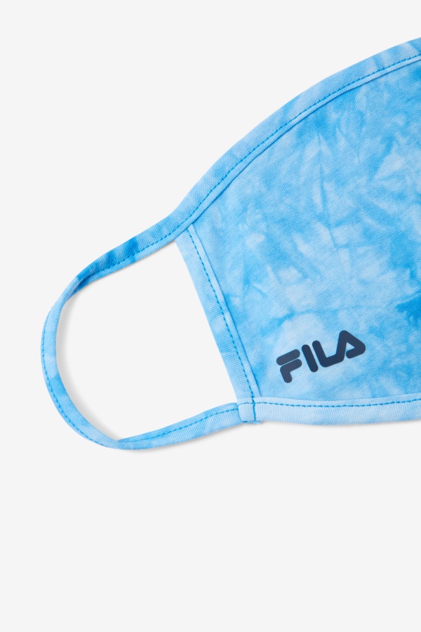 מסכת פנים צבע עניבה כחול בהיר Fila