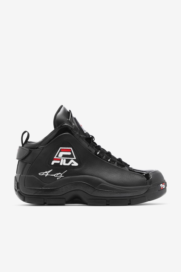 Fila Men\'s Grant Hill 2 מהדורת יום השנה ה-25 שחור/לבן/אדום
