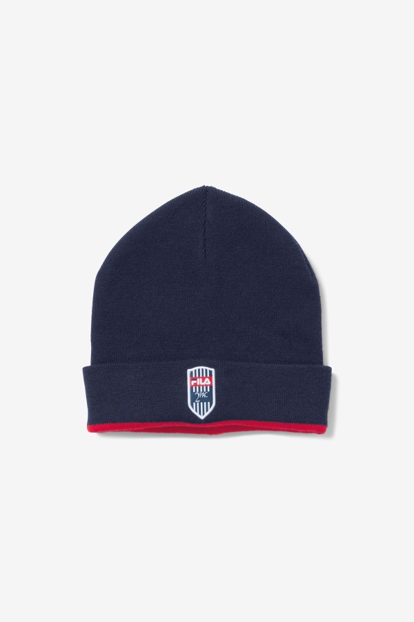 2pac Beanie נייבי/אדום פילה
