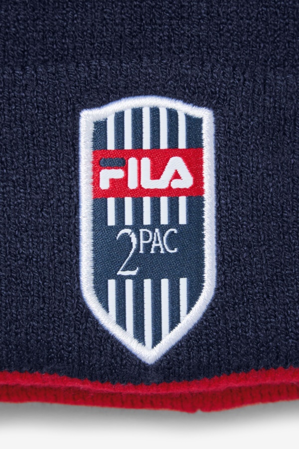 2pac Beanie נייבי/אדום פילה