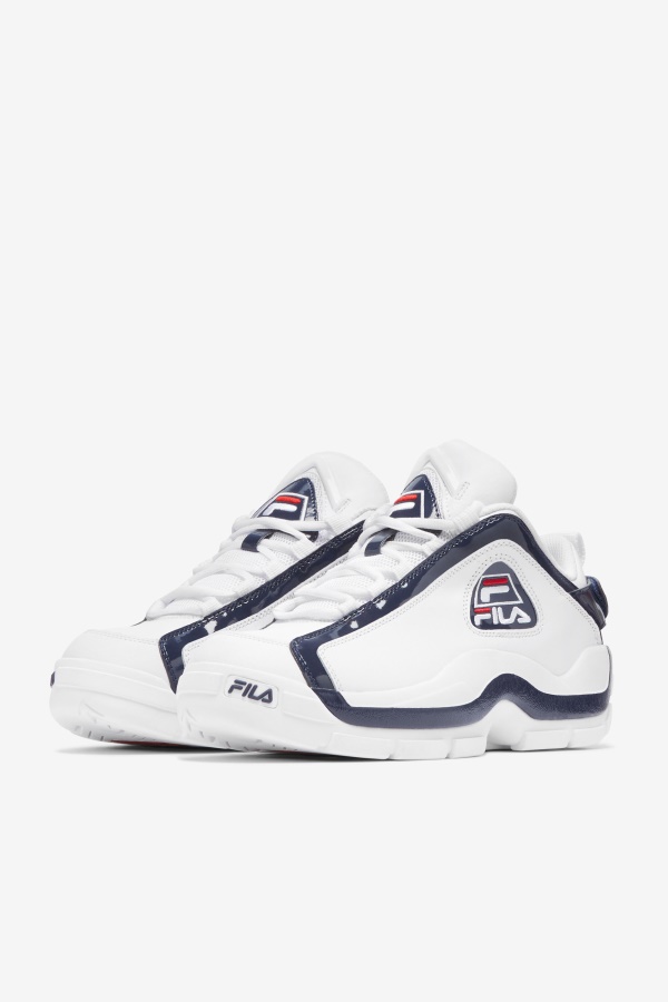 Fila Brand White/navy/red Grant Hill 2 Low X 2pac \'96 הוצאה מחודשת
