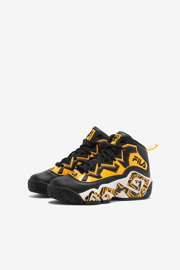 Fila Little Children\'s Mb טיול לילה שחור/זהב/לבן