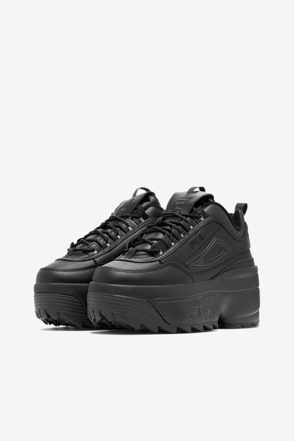 Fila Black Women\'s Disruptor 2 Wedge