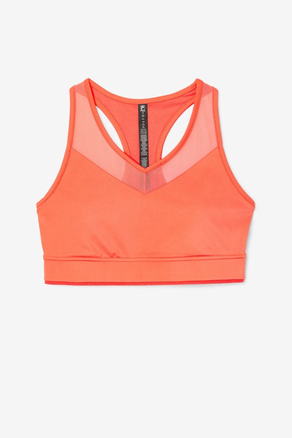 Fila Uplift Racerback חזיית חזייה לוהטת קורל