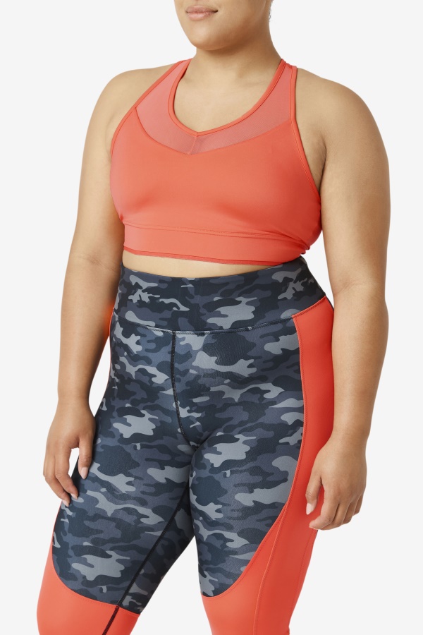 Fila Uplift Racerback חזיית חזייה לוהטת קורל