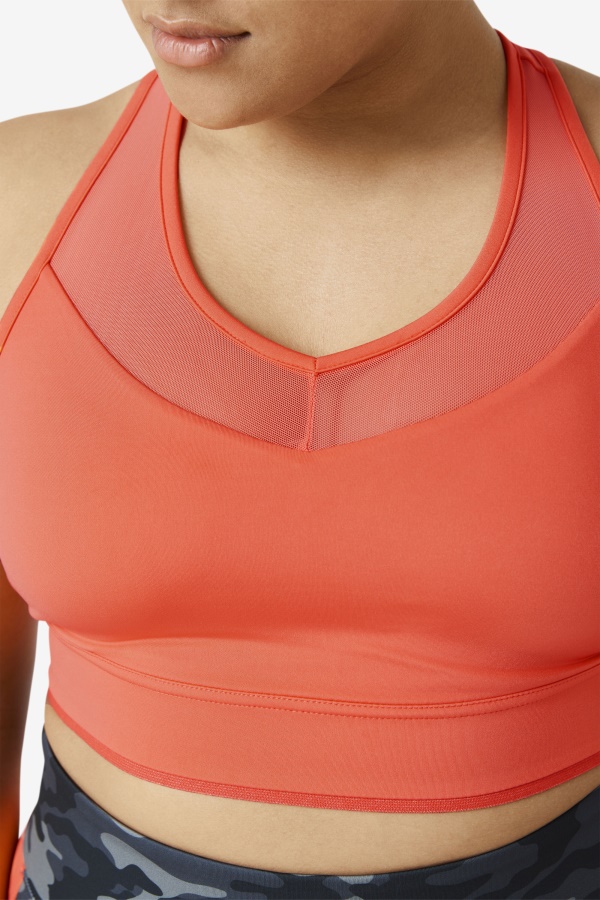 Fila Uplift Racerback חזיית חזייה לוהטת קורל