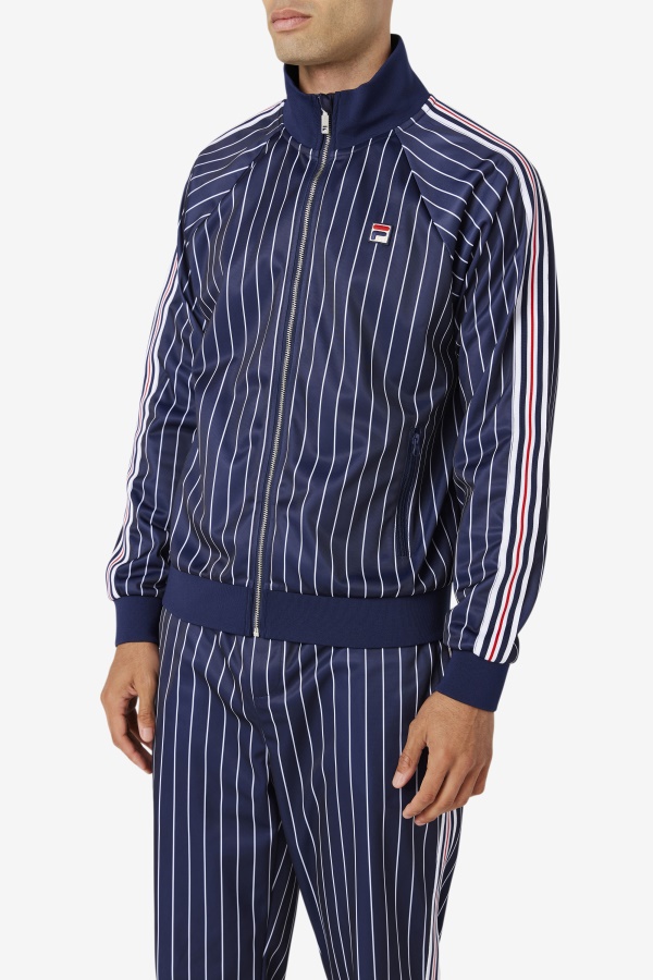 מעיל טרנינג Fila Mitch Peacoat/לבן
