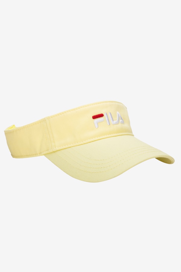 מצחייה רקומה Fila רך צהוב