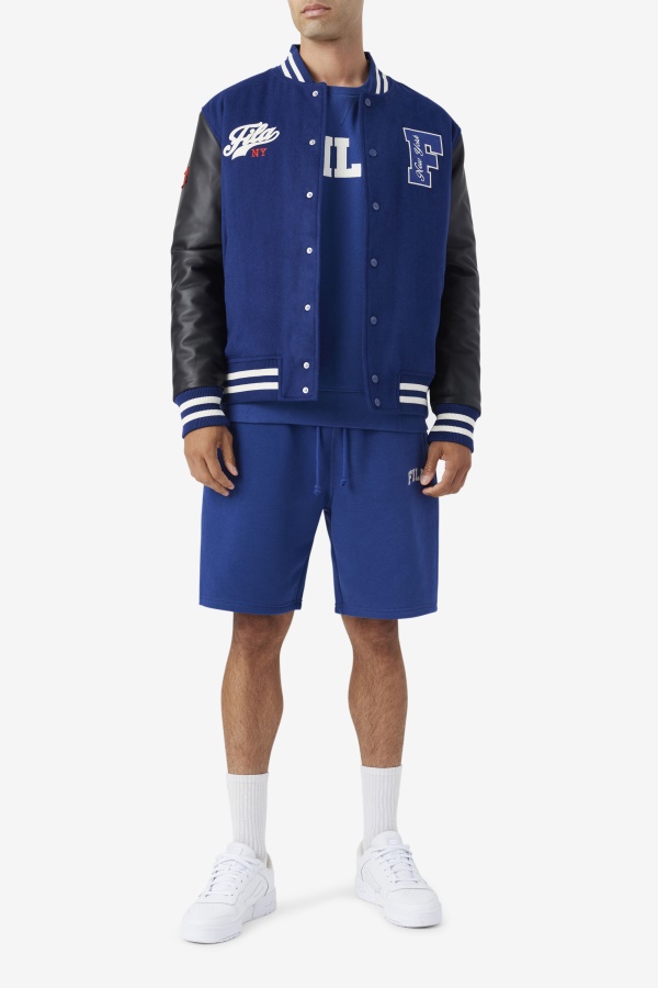 ג\'קט Fila Josh University כחול/שחור