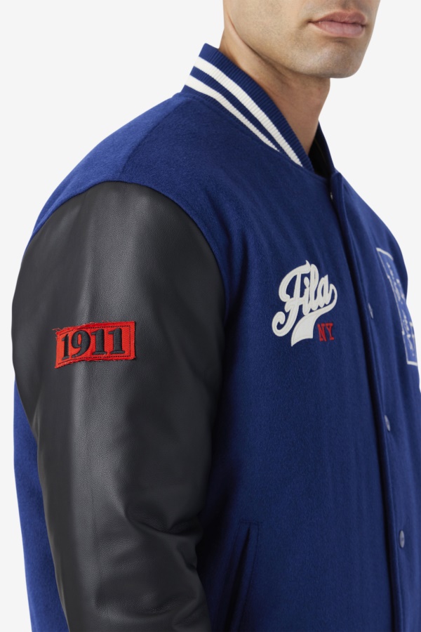 ג\'קט Fila Josh University כחול/שחור