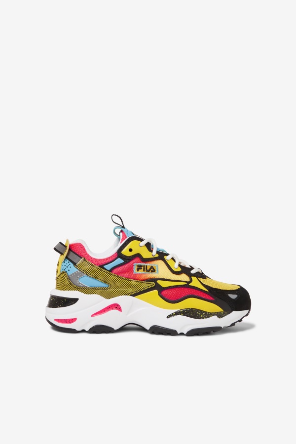 שחור/בתול אדום/לבן ילדים גדולים Ray Tracer Apex Fila